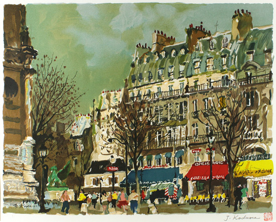 児玉幸雄リトグラフ 児玉 幸雄 - SAINT GERMAIN DES PRES - AMM作品詳細