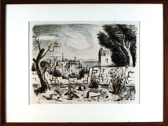 伊原 宇三郎 ノルマンディー風景 AMM作品詳細