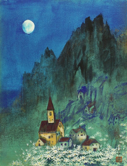 高頭信子作 芽ぶきの頃 高頭信子作 芽ぶきの頃